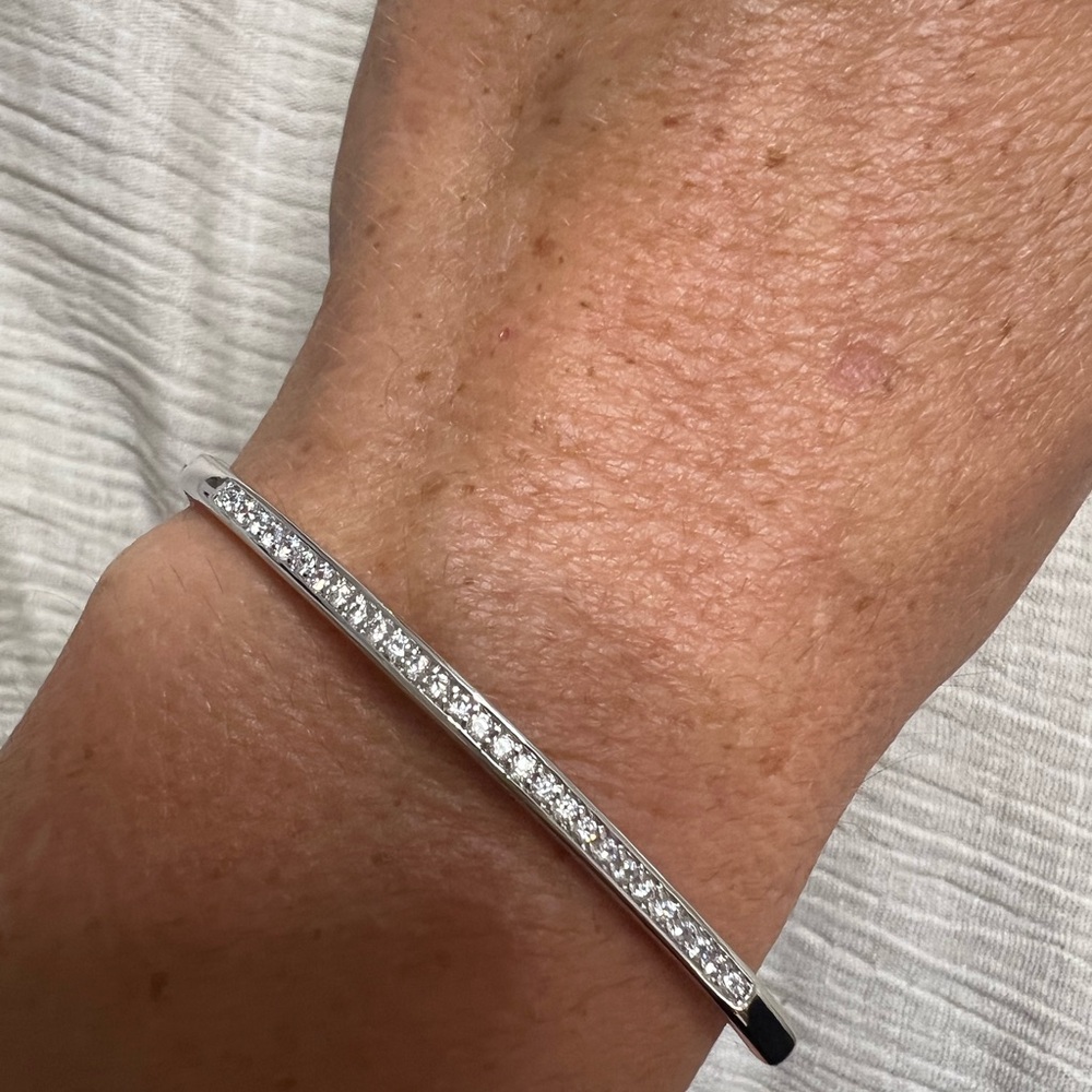 Costume silver adjustable bracelet